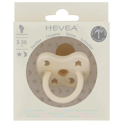 Hevea - Hevea | Fopspeen Orthodontisch - Milky White (3-36 maanden) - De Hartjesdief