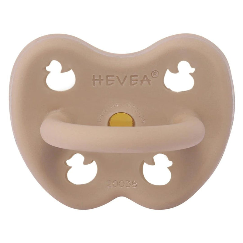 Hevea - Hevea | Fopspeen Orthodontisch - Tan Beige (3-36 maanden) - De Hartjesdief