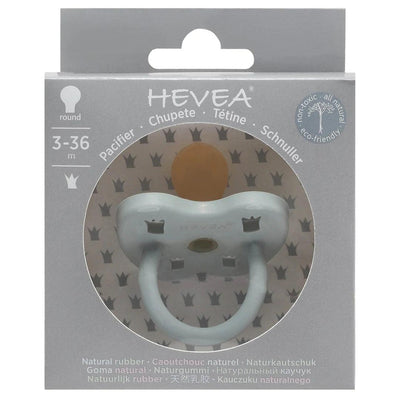 Hevea - Hevea | Fopspeen Rond - Gorgeous Grey (3-36 maanden) - De Hartjesdief
