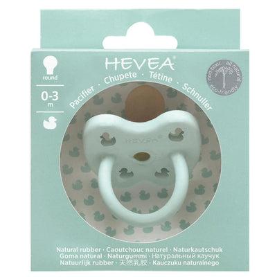 Hevea - Hevea | Fopspeen Rond - Mellow Mint (0-3 maanden) - De Hartjesdief