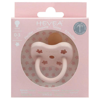 Hevea - Hevea | Fopspeen Rond - Pink Powder (0-3 maanden) - De Hartjesdief
