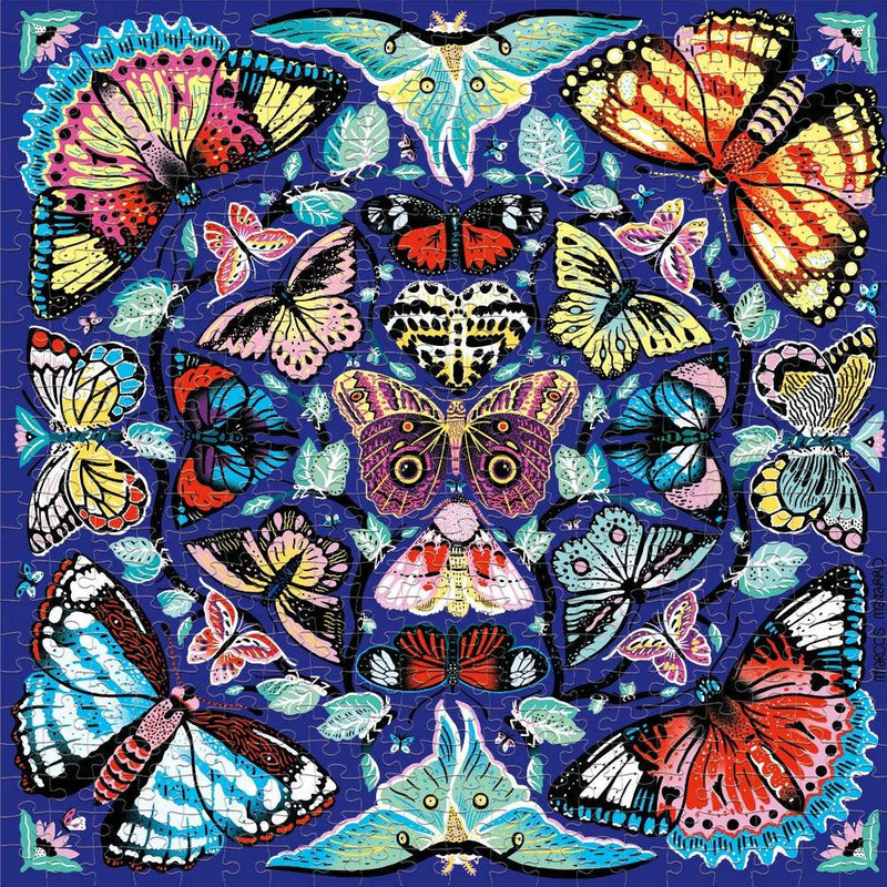 Mudpuppy - Mudpuppy | Puzzel Kaleido Butterflies - 500 puzzelstuks - De Hartjesdief