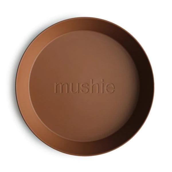 Mushie - Mushie | Bord Rond - Caramel (2 stuks) - De Hartjesdief
