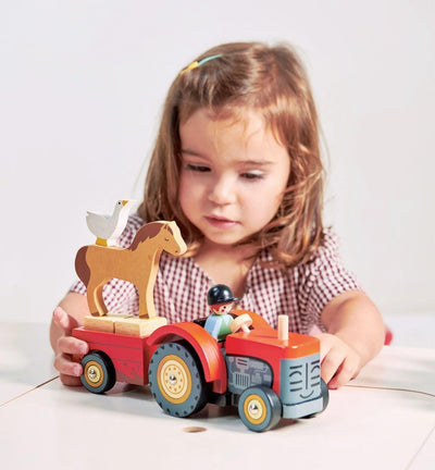 Tender Leaf Toys - Tender Leaf Toys | Boerderij Tractor - De Hartjesdief