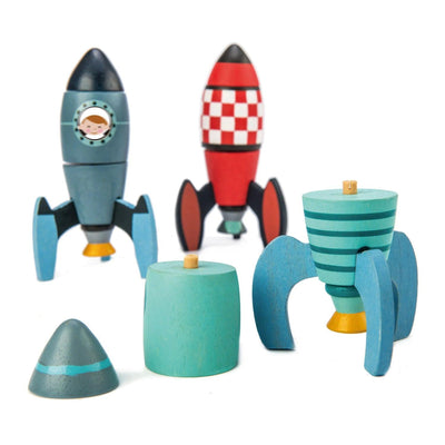 Tender Leaf Toys - Tender Leaf Toys | Rocket Construction - De Hartjesdief