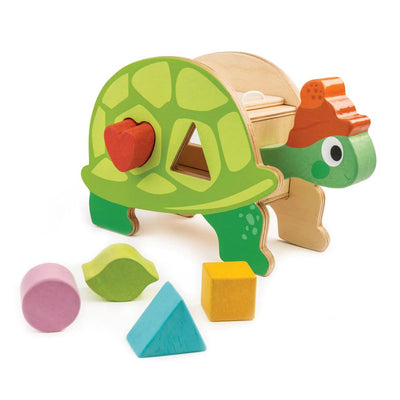 Tender Leaf Toys - Tender Leaf Toys | Vormendoos - Schildpad - De Hartjesdief