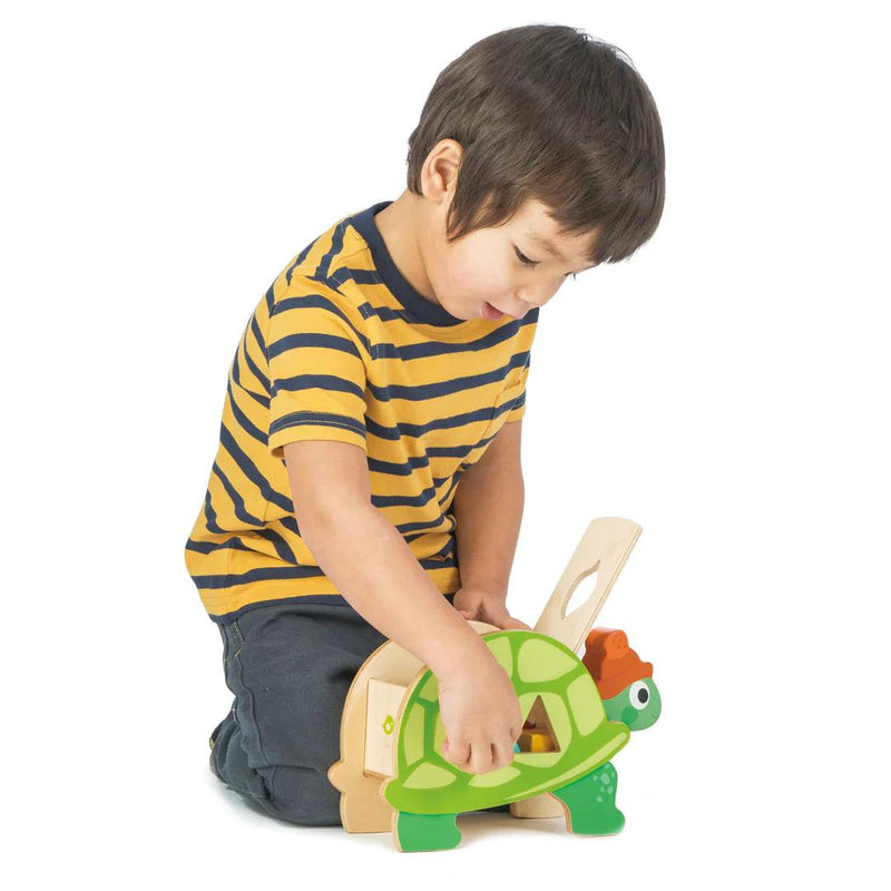 Tender Leaf Toys - Tender Leaf Toys | Vormendoos - Schildpad - De Hartjesdief